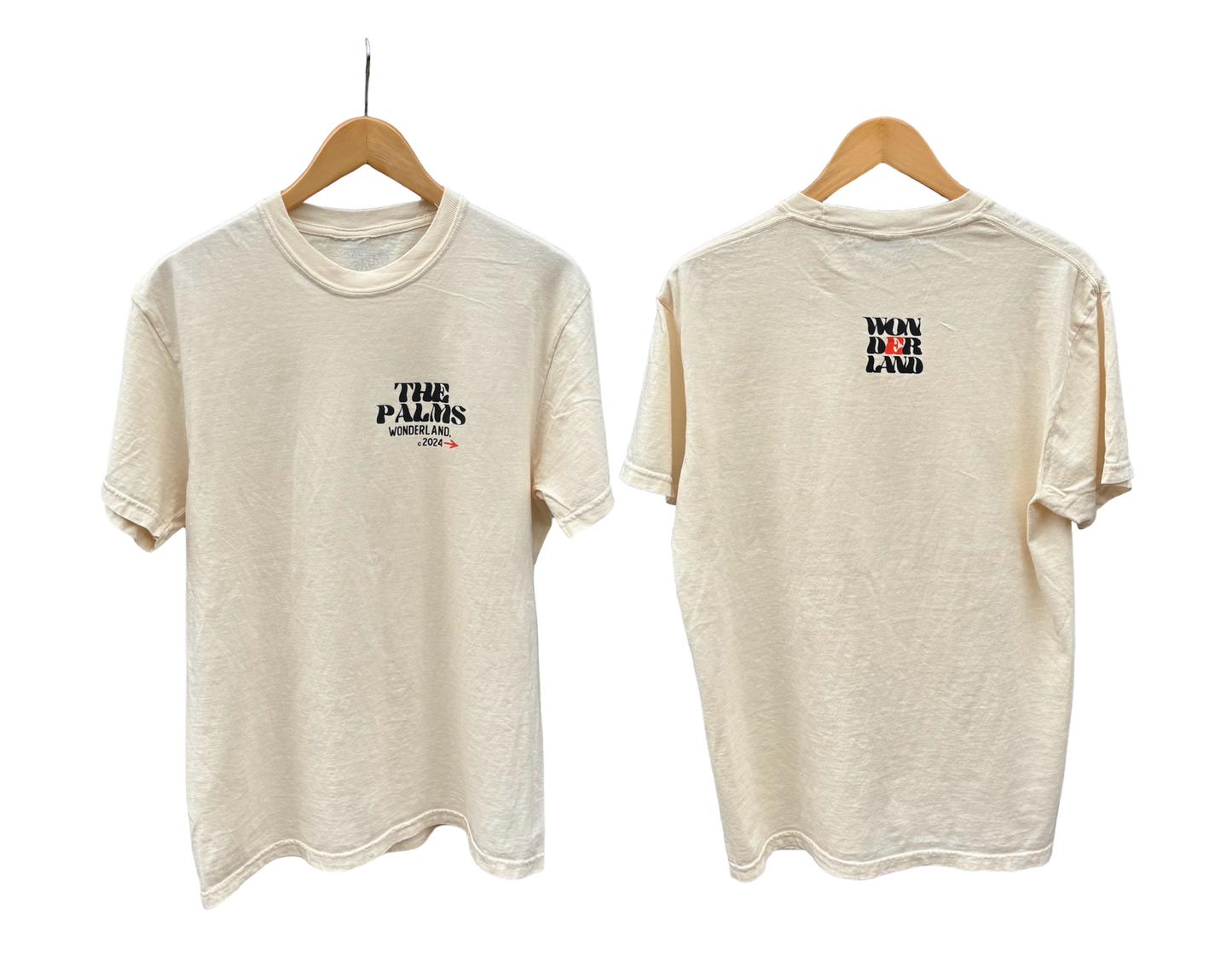 Wonderland Pocket T ~ Off White