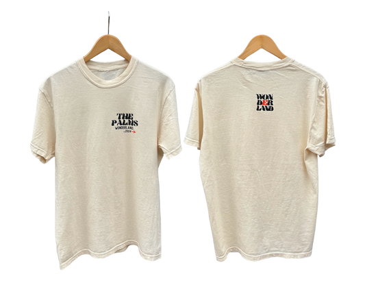 Wonderland Pocket T ~ Off White