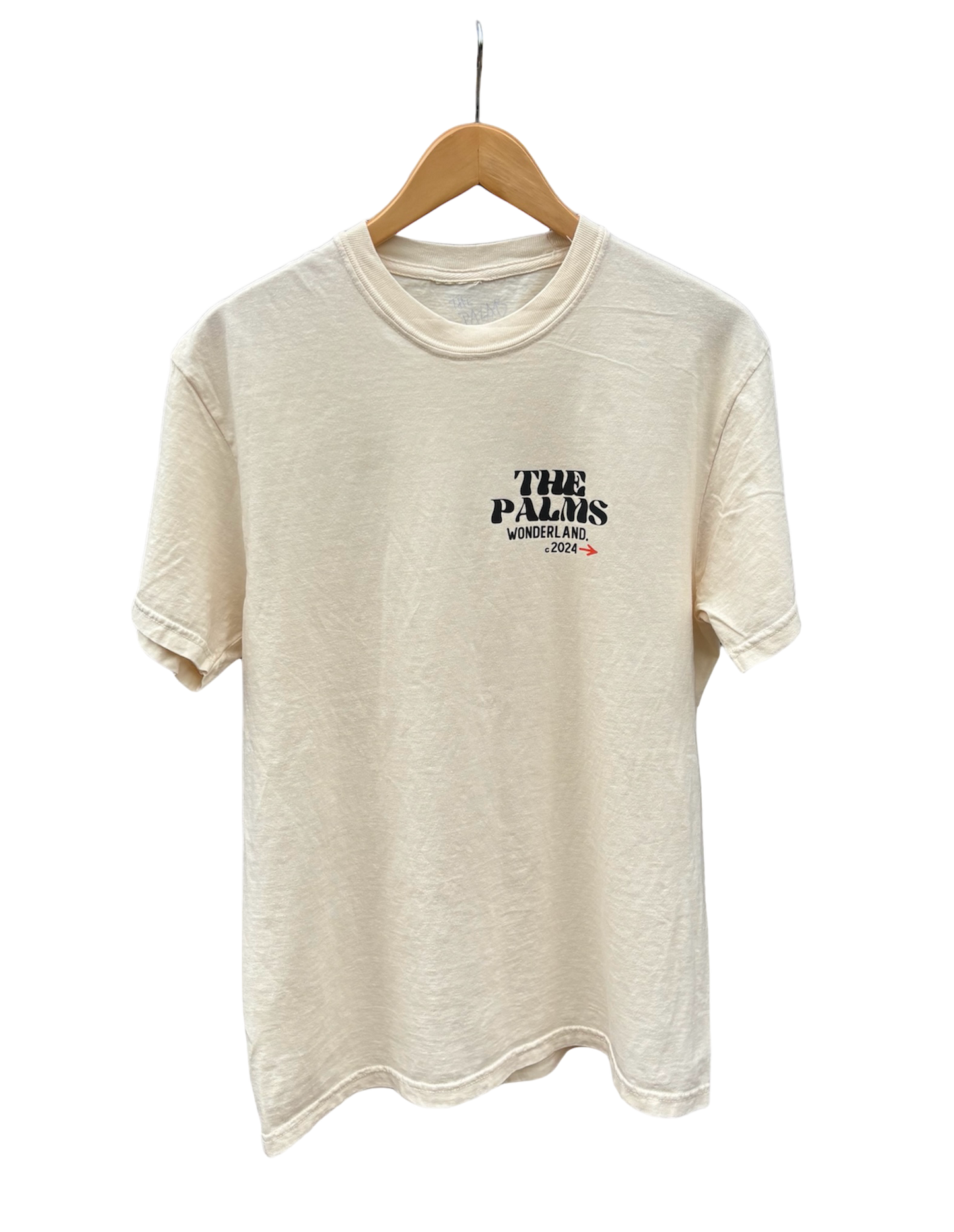 Wonderland Pocket T ~ Off White