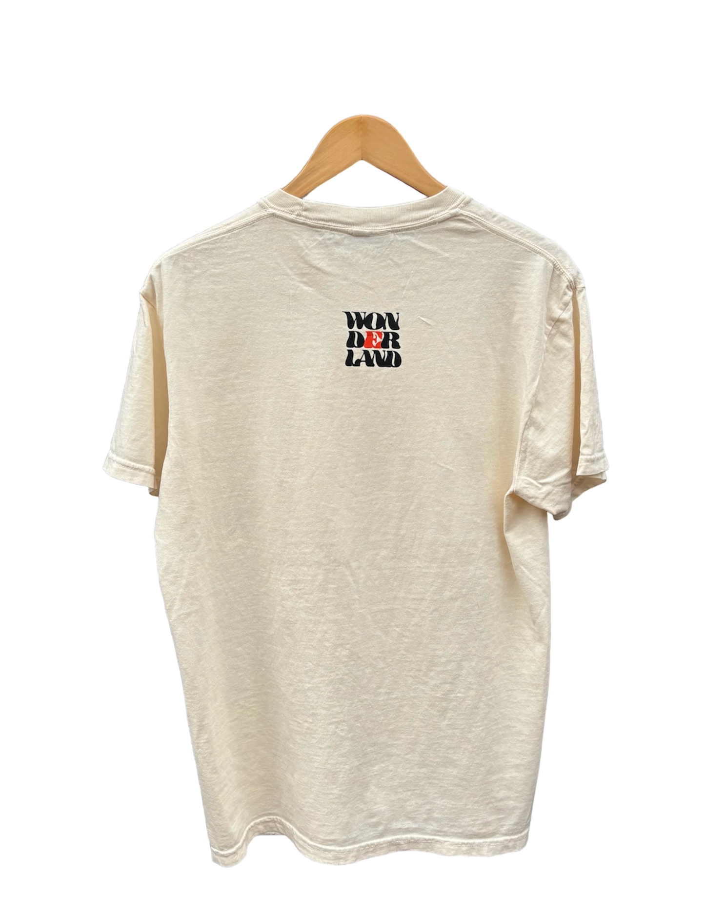 Wonderland Pocket T ~ Off White